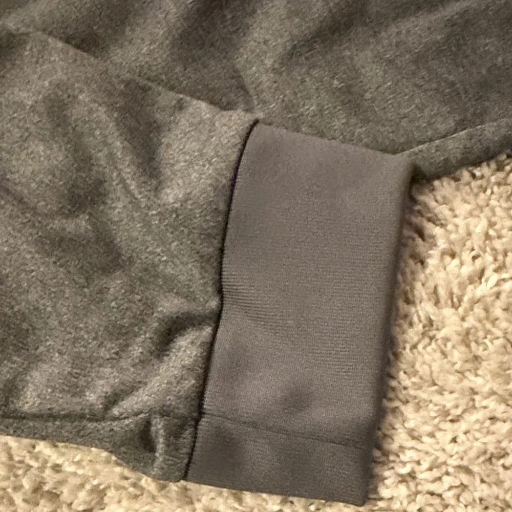 Adidas Kids Charcoal Joggers with White Stripes - Picture 4 of 5